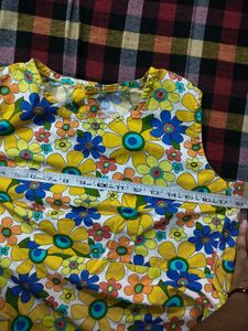 Floral Print Dress For Teenager Girls