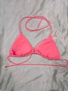 Victoria&#39;s Secret Orange Pink Bikini Top
