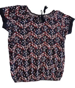Max Fashion Blue Blouson Top
