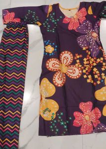 Floral Print Kurta Set
