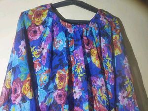 Floral Print Skirt