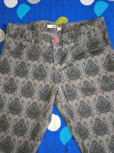 Patterned Jeans