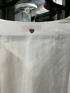 Elegant White V-Neck Top