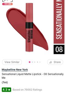 Maybelline Liquid Lipstick Sensationally Me