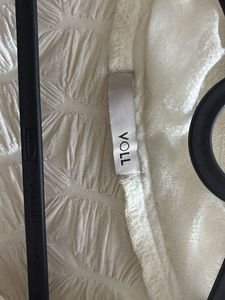 Thrifted White Textured Jacket