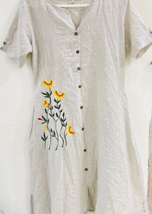 Floral Embroidered Dress