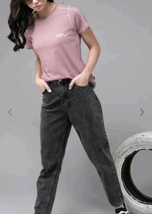 Roadster Mauve Solid T Shirt
