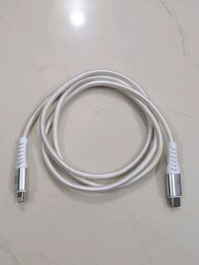 White iphone - c type charger