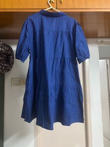 🆕 “Nuon By Westside” Blue Shirt Dress