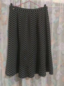 Chic Black & White Skirt