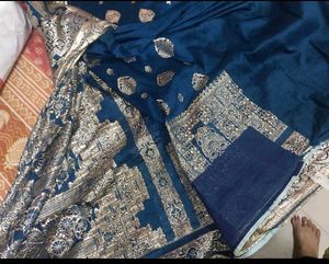 Beautiful Saree Neavy  Blue 💙