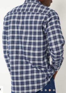 Blue &amp; White Checkered Unisex Shirt