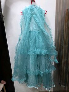 Sky Blue Wedding, Festive Gown