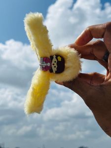 Pink Furry Hair Clip