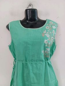 Aurelia Green Kurti With Duppata ( Women)