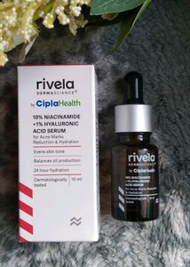 Rivela Niacinamide+ Hyaluronic Acid Serum (10ml)