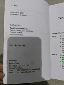 B.Ed 1st Semester Book