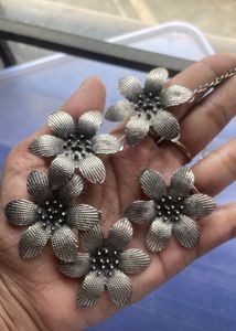 Flower Jewellery Set , sare dress me beautiful lag