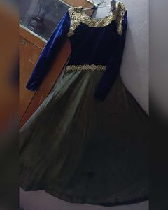 Velvet Umbrella Gown