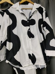 Black N White Co Ord Set
