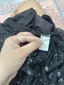 Sparkly Black Maxi Dress