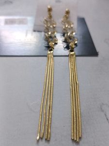 Elegant Gold Dangle Earrings