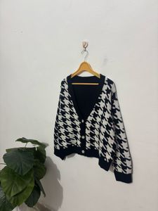 Houndstooth Cardigan