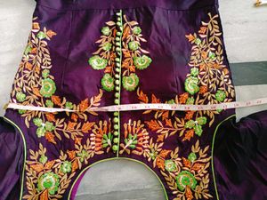 Heavy Embroidery With Full Of Colout Dress New