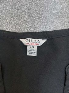 Guess Black Sleeveless Top