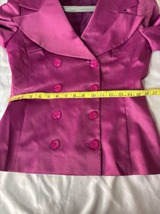 Elegant Pink Blazer