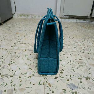 Teal Tote Bag
