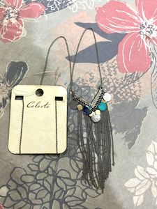 Celeste Fringe Statement Necklace