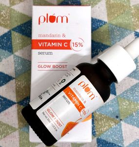 ✨ Plum Mandarin & Vitamin C 15% Serum – Glow Boost