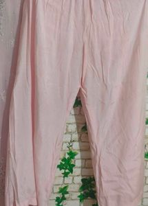 Elegant Pink Embroidered Kurta Set