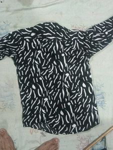 Balmain Abstract Print Shirt