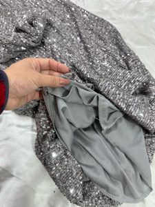 Sparkling Silver Party Dress