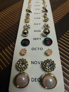 12 Pairs Of Studs