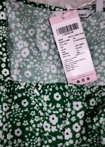 Floral Green Top