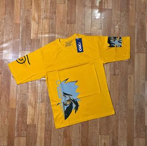 Yellow Anime Graphic Tee