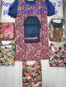 New Pure Cotton Suits 2 Piece Sets Kurtis With Pan