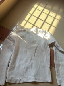 White Long Sleeve Top