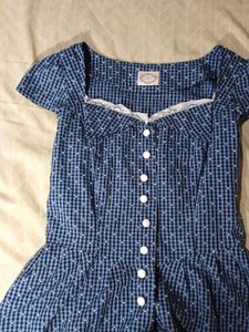 Blue Gingham Dress