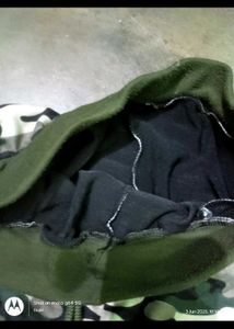camo print stretchable joggers sweatpants