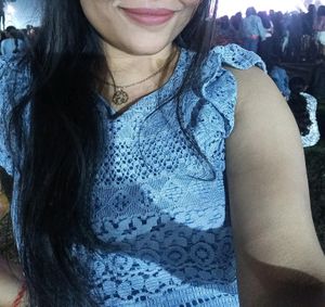 Blue Embroidered Dress