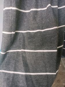 Grey Striped Dress