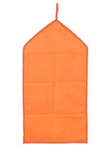 Orange Wall Hanging Organizer Bag 5 Pcs