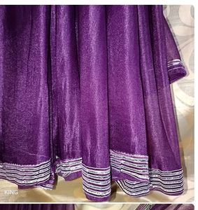 Beautiful Purple 💜 Saree
