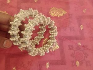 Pearl Beaded Bangles