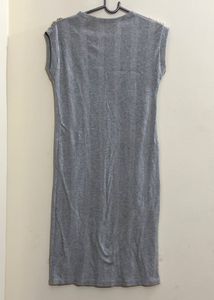 Gray Sleeveless Dress