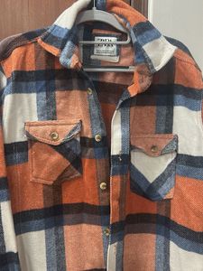 Zara Plaid Flannel Overshirt